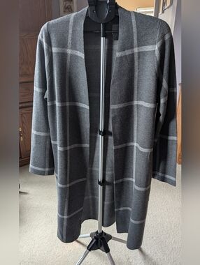 Reitmans Heather Gray Knit Cardigan